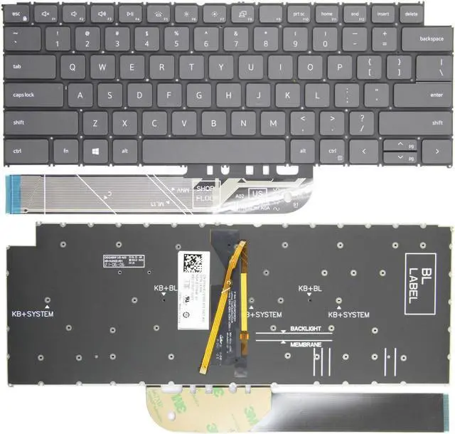 Main image of US Backlit Keyboard for Dell Inspiron 13 5310 5320 5410 5415 5418 5620 5625