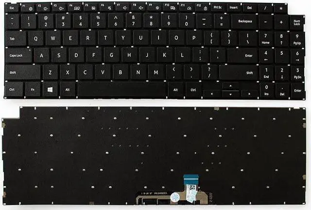Main image of replacement keyboard for Samsung NP755XDA Galaxy Book NP750XDA US  no backlit