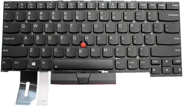 Main image of US Black Bcklit Keyboard for IBM Lenovo Thinkpad T490s 20NX 20NY T495s 20QJ 20QK