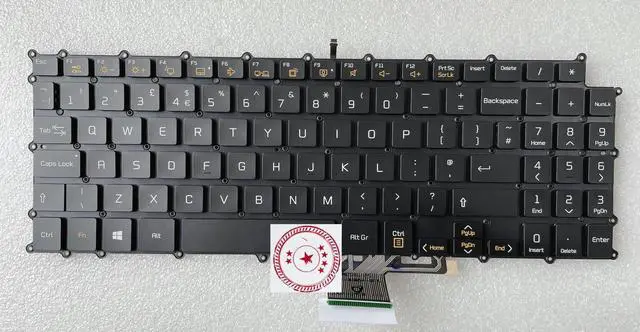 Main image of replacement keyboard for 17Z90N-VA74J 17Z90N-VA74J1 17Z90N-VA74J1 English US  Backlit