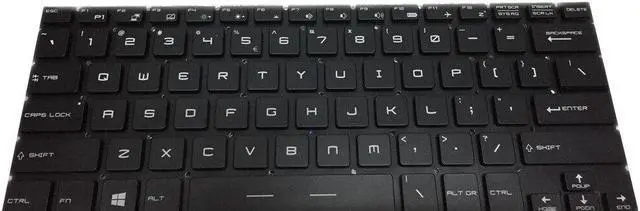 Alt view image 2 of 5 - US Backlit Keyboard For MSI GS40 GS32 6QE 6QD GS43VR 6RE 7RE GS30 2M MS-14A1