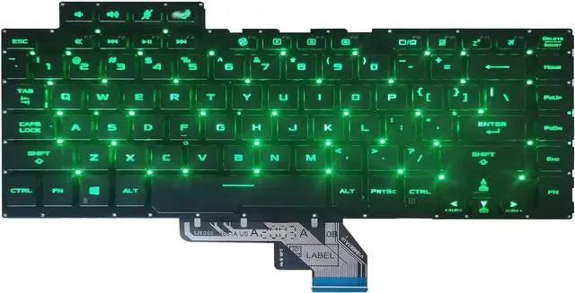Alt view image 2 of 4 - replacement keyboard for ASUS ROG GU502LU GU502DU GU502LV GU502LW  US with Backlit
