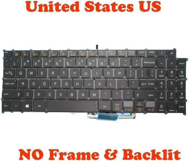 Main image of Backlit Keyboard For 15Z970 15Z970-A.AAS7U1 15Z970-G 15Z970-T English Black