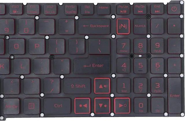 Alt view image 2 of 5 - replacement keyboard for Acer Nitro 5 AN517-52-52T3  US with Backlit