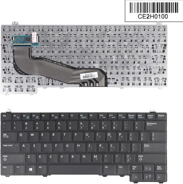 Main image of US Keyboard For DELL LatituDE E5440 BLACK Without point NSK-LDBUC PK130WQ1A05
