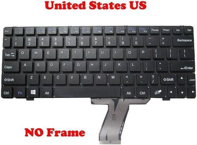 Main image of Keyboard For ONDA OBOOK 11 OI111 EB-254-6002 YJ-631 KY254-6 K695 English US
