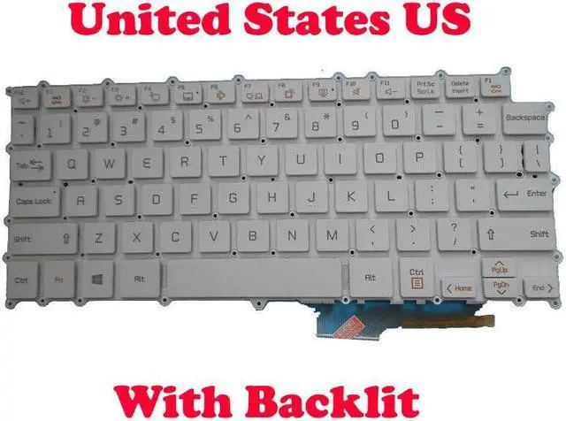 Main image of US Backlit Keyboard For 14Z980 14Z98 14ZD980 14Z990 14Z990C 14ZB990 14ZD990