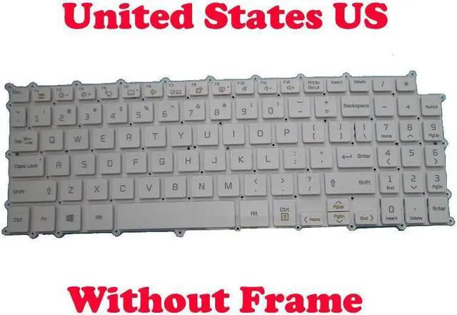 Main image of Keyboard For 15Z980 15ZD980 SG-90910-XUA AEW73949822 English US NO Backlit