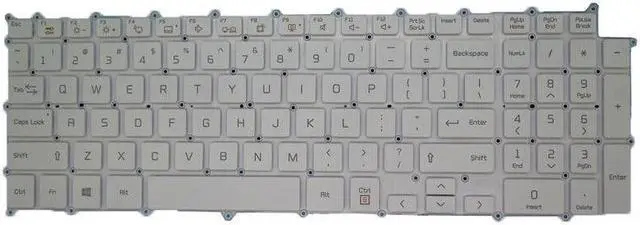 Alt view image 2 of 4 - English Backlit Keyboard For 17Z90N AEW74089802 19A6B-US KT01-19A6BS03USRA000
