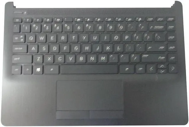Main image of replacement keyboard for HP 14-CF 14-DF 14-DK with Palmrest   including  Touchpad L24818-001