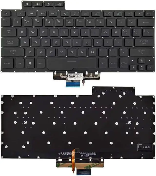 Main image of replacement keyboard for ASUS ROG GA401QC GA401QE GA401QH GA401QM GA401IHR US  Backlit black