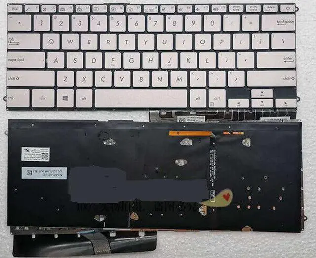 Main image of replacement keyboard for Asus Zenbook UX490 UX490CA UX490U UX490UA UX490UAR US  Backlit