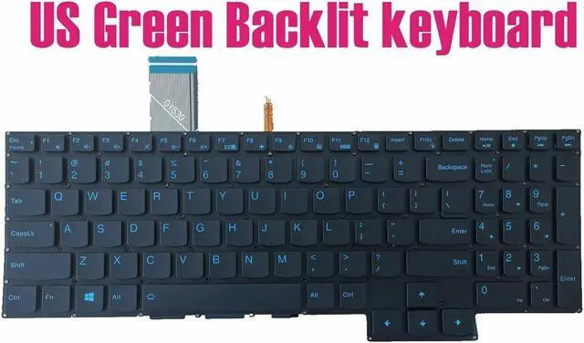 Main image of replacement keyboard for Lenovo IDEapad Gaming 3-15ARH05 3-15IMH05 US  Backlit Blue
