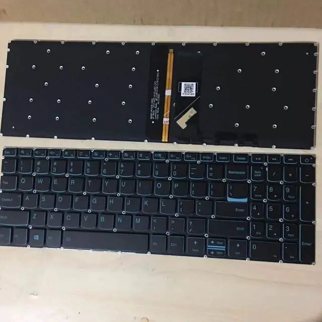 Alt view image 3 of 5 - replacement keyboard for Lenovo IDEapad Gaming 3-15ARH05 3-15IMH05 US  Backlit Blue