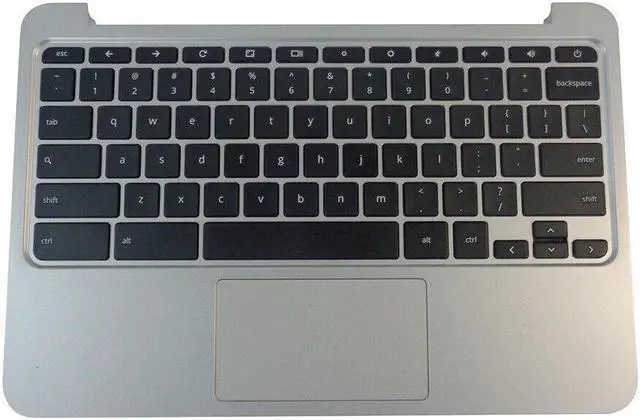 Main image of replacement keyboard for HP Chromebook 11 G3 with Palmrest   including  Touchpad 788639-001