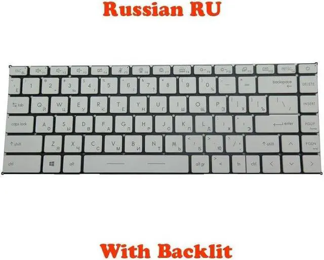 Main image of Backlit Keyboard For MSI Creator Z16 MS-1572 Z16-A12U Z16 A12UET MS1572 Russian