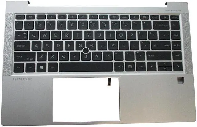 Main image of replacement keyboard for HP Elitebook 840 G7 with Palmrest  Backlit  M07091-001