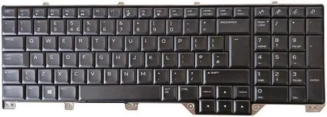 Main image of Laptop Keyboard For Alienware Area-51m A51M English US Black With Backlit