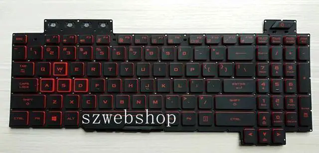 Main image of US Backlit keyboard for ASUS TUF Gaming FX705G FX705GM FX705GD FX705GT FX705GE
