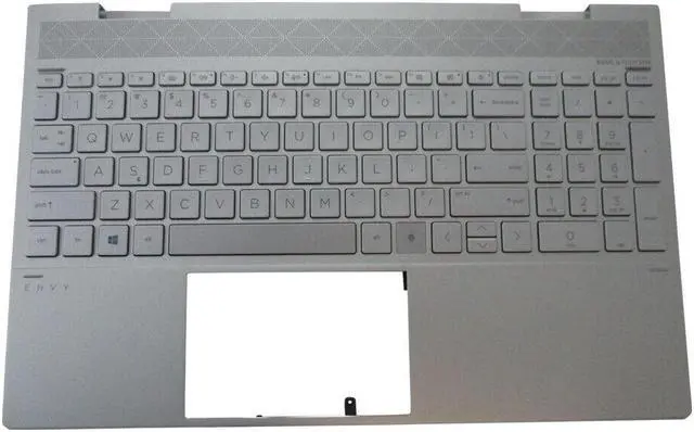 Main image of replacement keyboard for HP Envy 15-ED 15M-ED 15T-ED Silver with Palmrest  Backlit  L93226-001