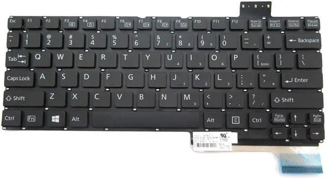 Main image of Laptop Keyboard For Fujitsu Stylistic Q506 Q507 Q509 English US Black