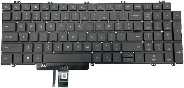 Main image of Backlit US Keyboard For DELL LatituDE 5520 5521 5530 5531 3560 3561 3570 3571