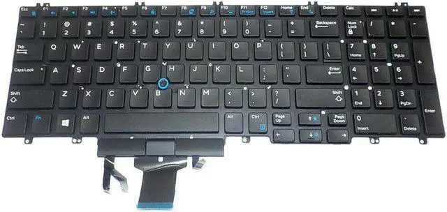 Main image of Backlit US Keyboard For DELL Precision 7530 7540 7730 7740 0266YW 266YW Pointing