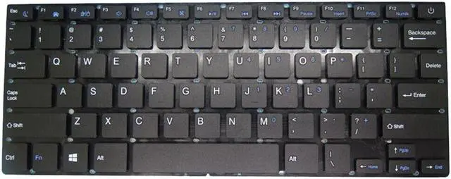 Main image of US Keyboard 0280DD YXT-NB92-08 34280B048 PRTDE-K3049 PRIDE-K2500 YT-277-16-01