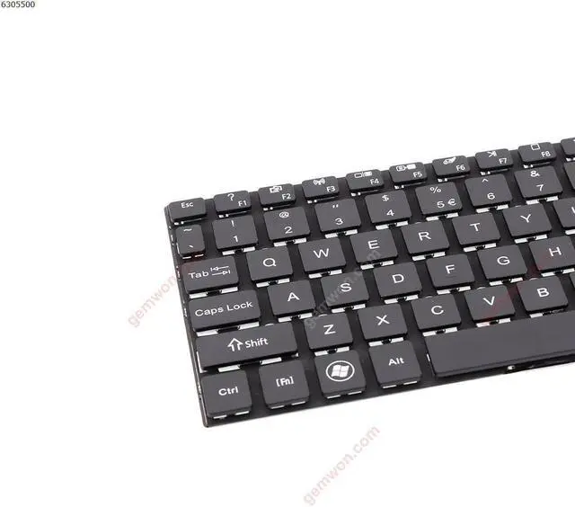 Alt view image 3 of 5 - US Keyboard for GATEWAY NV55S BLACK