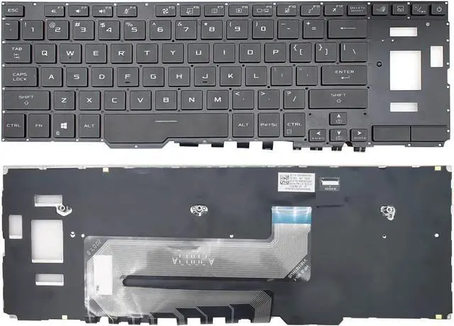 Alt view image 2 of 4 - replacement keyboard for  Asus ROG Zephyrus Duo 15 GX550 GX551 GX550LXS GX550LWS US Backlit