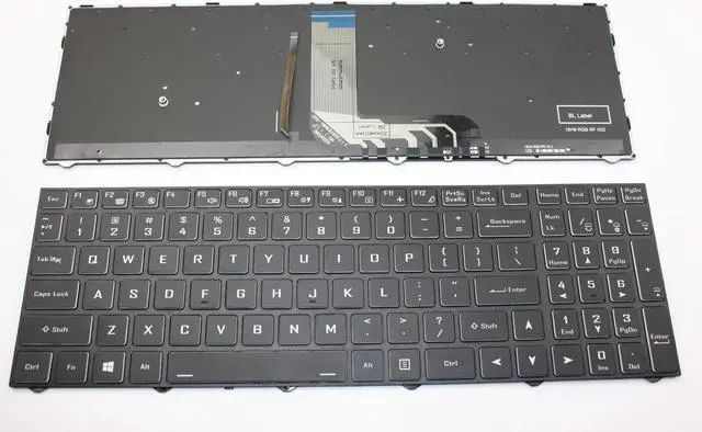 Main image of replacement keyboard for  Hasee  ZX8 TX6 GX9 Z7 CT7NA ZX6 CT5DA ZX7 CT5DA 911MT  US