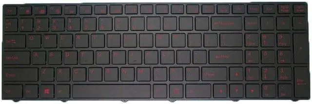 Alt view image 2 of 4 - US Backlit Keyboard For CLEVO NB50TJ1 NB55TJ1 NB50TK1 NB55TK1 NB50TH NB60TH/TJ1
