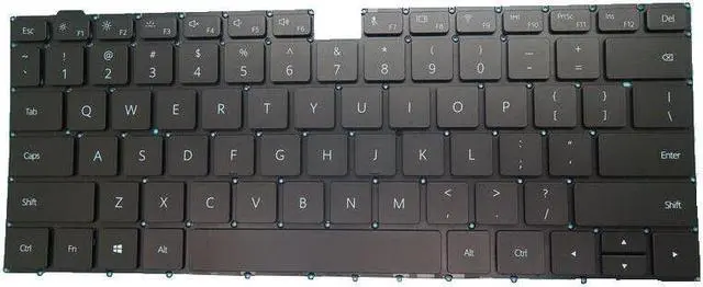 Main image of Laptop Backlit Keyboard For HUAWEI MateBook 14 KLVL-WFH9 United States US Black