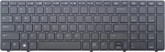 Main image of US Keyboard for HP P/N: 701988-001 641181-001 MP-10G93US-886 9Z.N6GSF.M01