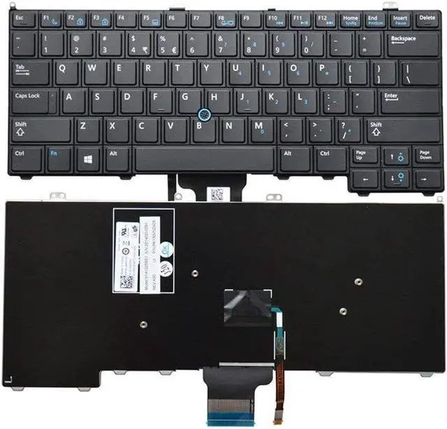 Main image of US Non-Backlit Keyboard for Dell LatituDE E7440 E7420 E7240 4G6VR 04G6VR