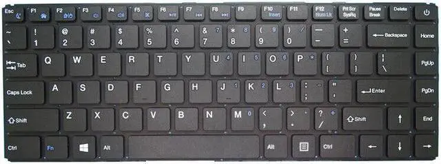 Main image of Laptop Replacement Keyboard For EVOO EVC141-6PR English US Without Frame