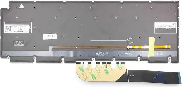 Alt view image 2 of 4 - replacement keyboard for DELL G15 5510 5511 5515 red  backlight