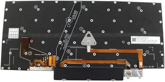 Alt view image 2 of 4 - Keyboard For Lenovo Thinkpad X1 Yoga 6th Gen English US With Backlit Black