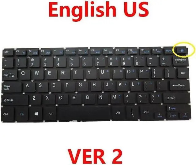 Main image of Laptop Keyboard For Gateway GWTC116-2 GWTC116-2Black color GWTC116-2BL GWTC116-2IN VER 2