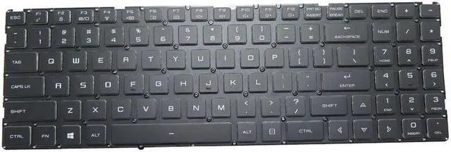 Alt view image 2 of 4 - Laptop No Backlit Paper Keyboard For Tongfang GM7ZG8M GM7AG0M English No Frame