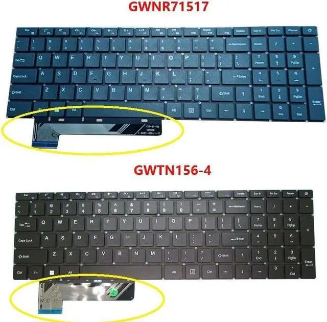 Alt view image 3 of 5 - Laptop Keyboard For Gateway GWNR71517 GWNR71517-BL GWNR71517-Black color English US