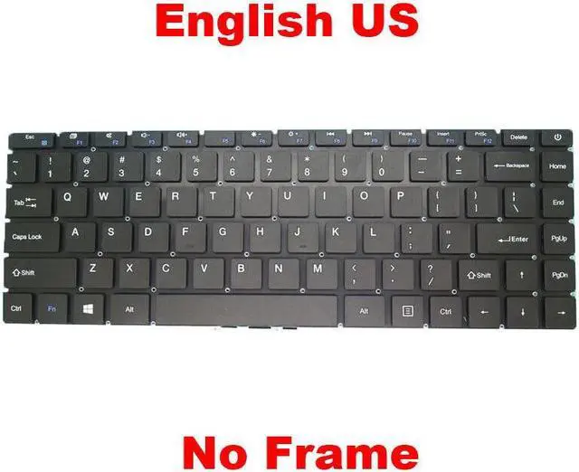 Main image of NO Backlit Keyboard For Gateway GWTN141-1PR GWTN141-1 Black color BL GWTN141-5Black color 5BL 5GR