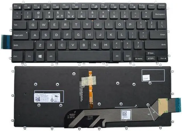 Main image of US Backlit Keyboard for Dell Inspiron 14 7460 7466 7467 15 7560 7572 7370 7380
