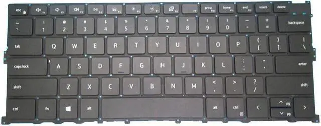 Main image of Backlit US Laptop Keyboard For DELL XPS 13 9300 9310 00Y78C 0Y78C PK132Q13A00