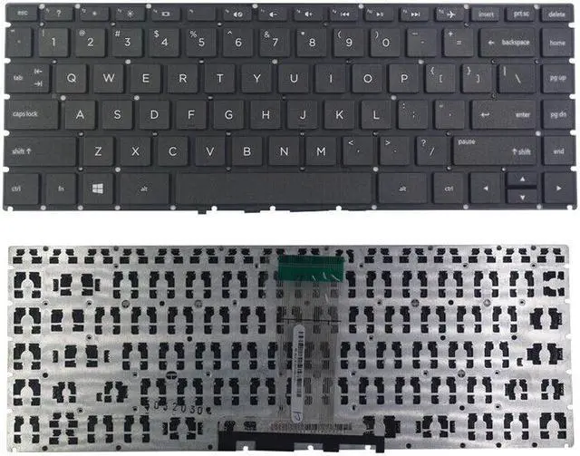 Alt view image 3 of 5 - US keyboard for HP Pavilion 14-Black color 14-Black color000 14-Black color100 14-Black color061ST 14-Black color
