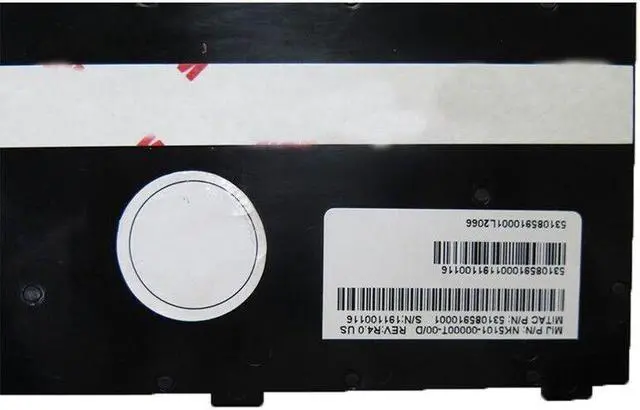 Alt view image 3 of 5 - NO Backlit Keyboard For Getac B300 G5 NK5101-00000T-00/D 531085910001 English US