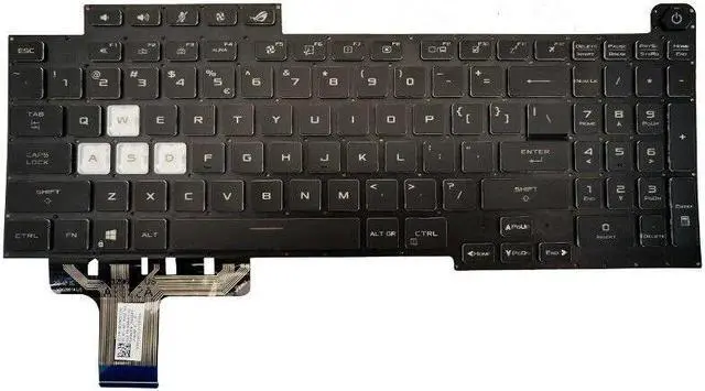 Alt view image 2 of 4 - top Keyboard for ASUS US Backlit 0KNR0-681FUS00 V202926BS1 6037B0210301