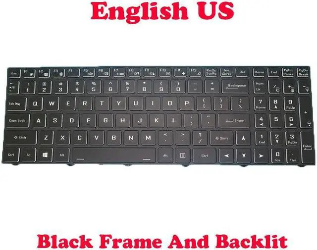 Main image of Backlit Keyboard For Gigabyte For AORUS 5 (10th Gen) AORUS 5 KB MB SB English US