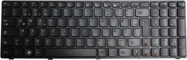 Alt view image 2 of 5 - replacement keyboard for IBM Lenovo G580  German GR