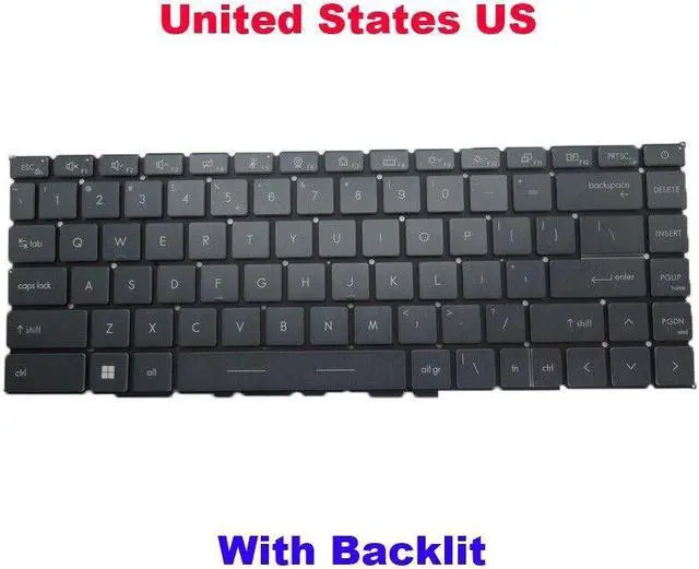 Main image of Backlit Keyboard For MSI Creator Z16 12th Gen MS-1572 Z16-A12U Z16 A12UET MS1572